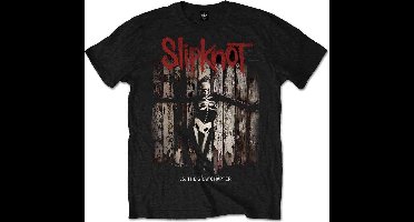 Slipknot Heren Tshirt -L- .5: The Gray Chapter Album Zwart