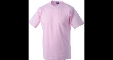 James and Nicholson Unisex Zware Ronde Tee (Rose)