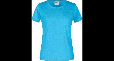 James And Nicholson Dames/dames Ronde Hals Basic T-Shirt (Turquoise)