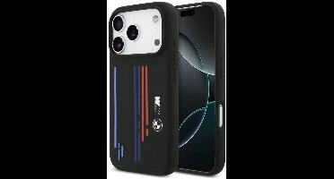 BMW Back Cover - iPhone 17 Pro Max - Zwart - Schokabsorberend - MagSafe - Liquid Silicone