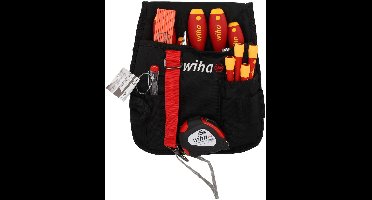 Wiha 44574 Gereedschapstas (met inhoud) Electricien 18-delig (b x h x d) 250 x 280 x 80 mm