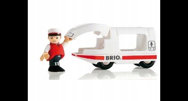 BRIO Houten Trein met Machinist - Speelgoed 3 Jaar+