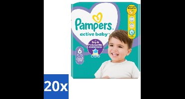 20 x Pampers – Luiers – Active Baby Maat 3 (6-10 kg) – 90 Luiers - Luiers Voor Baby - Droge Luiers - Baby Droogheid - Droge Luiers Voor Baby - Droge Luiers 3 Maat