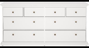 Giga Living Ladekast Paris - Wit - 180x90x50cm
