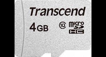 Transcend microSDHC 300S 4GB NAND Klasse 10