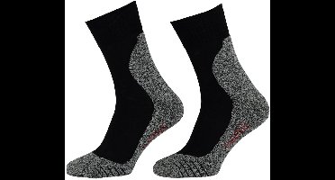 Xtreme - 6-Pack - Sportsokken - Coolmax - Anti-Blaren - Heren / Dames - zwart - 45-47 - 122741000