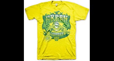 DC Comics Green Lantern Heren Tshirt -M- Green Fire Geel