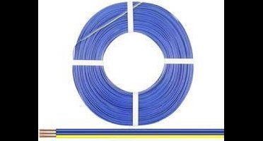 Donau Elektronik 318-223-50 Draad 3 x 0.14 mm² Blauw, Blauw, Geel 50 m