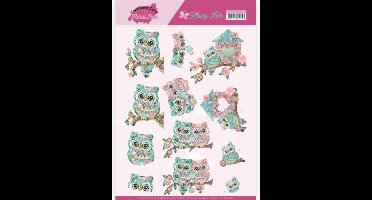 3 D knipvel Yvonne creations - Kitchy Lala CD11420 - 1 knipvel