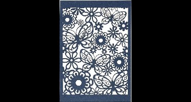 Creotime Patroonkarton 10,5 X 14,8 Cm 10 Stuks Blauw