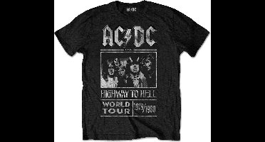 AC/DC - T-Shirt RWC - Highway to Hell Tour 1979/1980 (M)