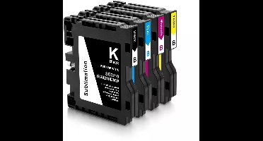 Inktcartridge geschikt voor RICOH GC51 | 1x Multipack geschikt voor Ricoh SG 3210DNw - Ricoh SG 3220DNw