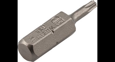 Wurth - Bit TX met boring C 6,3 (1/4) - TX-bit C 6.3 (1/4 inch) met gat x 5 st -