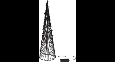 Arti Casa LED Kerstdecoratie - Kegelvormige Kerstverlichting 51 cm - Warm Wit - Geschikt voor Binnen en Buiten - Modern Design - Op Batterijen