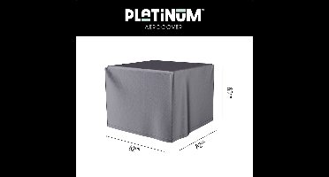 Platinum AeroCover - Loungetafelhoes - 82x82xH65cm - Ademend - Waterproof - Hoge kleurechtheid