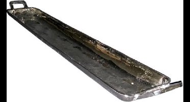 Serveer tray zilver 58x10 cm