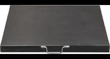 Hawaii granieten parasolvoet - 90 kg - zwart gepolijst