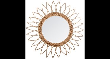 Atmosphera spiegel rotan - Dia 50 cm - Punt - Wandspiegel