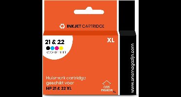 G&G HP 21&22 XL - Huismerk Inktcartridge - Zwart / Kleur