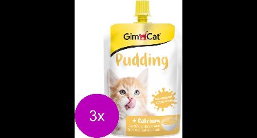 GimCat Pudding - Kat - Snack - 3 x 150 gr