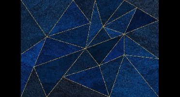 Komar Heritage | blauw geruit | fotobehang op vlies 400x280cm