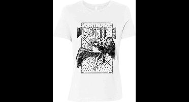Led Zeppelin - Icarus Burst Dames T-shirt - L - Wit
