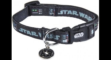 Honden Halsband - STAR WARS DARTH VADER - XXS/XS (Lengte 18-30cm - Breedte 1.5cm)