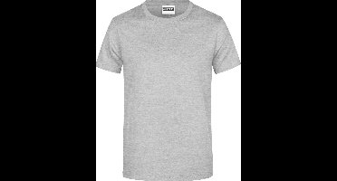 James And Nicholson Heren Ronde Hals Basic T-Shirt (Grijze Heide)