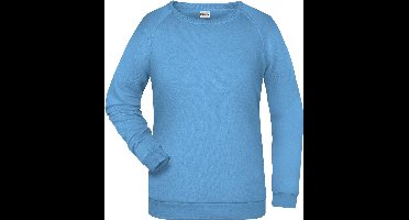 James And Nicholson Dames/dames Basic Sweatshirt (Hemelsblauw)