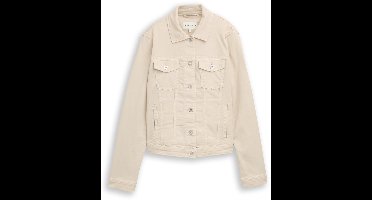 Tom Tailor - Spijkerjasje met steekzakken - Maat XXXL - stone sand beige