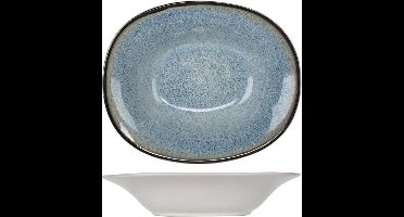 Cosy & Trendy Fez Blue Diep Bord - Ovaal - 17.5 cm x 21.5 cm - Set-6