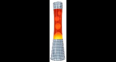 Fisura - Lava Lamp Bon Voyage - geel/oranje - motief sokkel