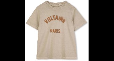 Zadig & Voltaire X60576 T-shirt Met Korte Mouwen Beige 16 Years Jongen