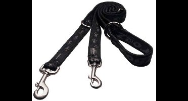 Rogz Hondenriem Multi Purpose Alpinist Zwart 200 cm x 11 mm