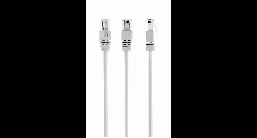 Cablexpert Netwerkkabel/Internetkabel 1 meter CAT5E UTP RJ45 - Grijs
