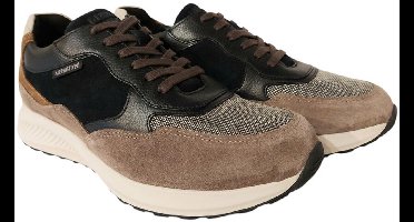 Mephisto Sneaker Driss Warm Grey Blauw Taupe Combi