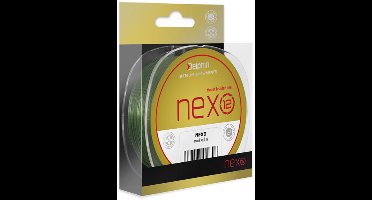 Gevlochten Lijn - Delphin - Nexo 12 braid - Groen - 130m - 12x gevlochten - 0.20mm