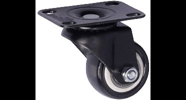 Zwenkwiel PU - 40x22 mm - Zwenk wiel - 30KG - Mammuth