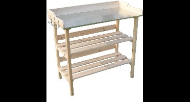 DailySupplies® Oppottafel - Tuinwerktafel - Tuinwerkbank - Bruin