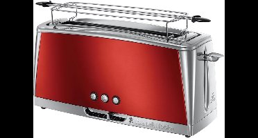 Russell Hobbs 23250-56 Luna Solar Red Long Slot - Broodrooster - Rood