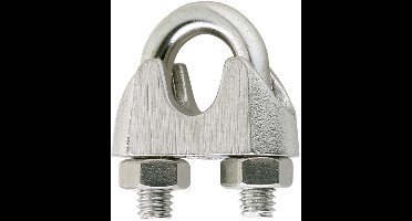 Staaldraadklem Kabelklem – 3 mm – RVS – Staalkabelklem – 1 stuk