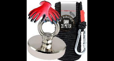 DailySupplies® Magneetvissen Starterspakket - Magneetdetectors Kinderen en Volwassenen - Zilver