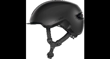 Fietshelm ABUS HUD-Y velvet black L - 57-61 cm - zwart - Geschikt voor gebruik op elektrische fietsen - stadsfietsen - 330 g
