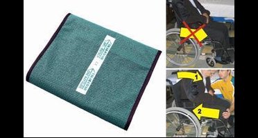 One way glide - iemand rechtop helpen : Voor rolstoel 37 x 43 cm - antislip