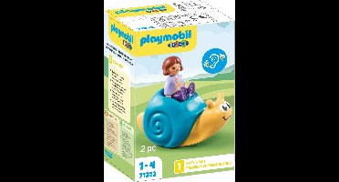 PLAYMOBIL 1.2.3 - Schommelende slak - 71322