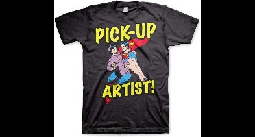 DC Comics Superman Heren Tshirt -L- Pick-Up Artist Zwart