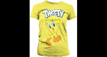 Looney Tunes Dames Tshirt -S- Tweety Geel