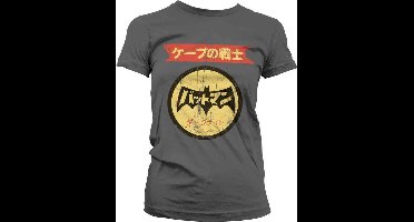 DC Comics Batman Dames Tshirt -S- Japanese Retro Logo Grijs