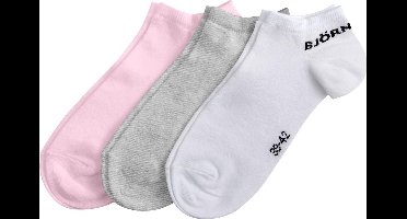 Bjorn Borg - Essential - 3-Pack Sokken Solid Pink