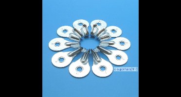 Platte Haken 10st